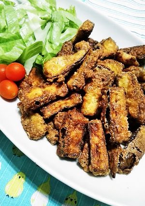ナスのサクサク揚げ-レシピのメイン写真