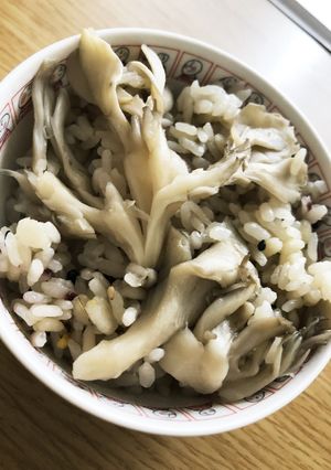 まいたけ茶リメイクで炊き込みご飯！-レシピのメイン写真