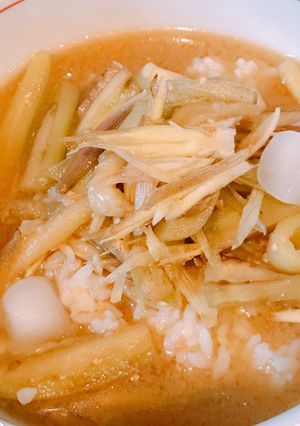 サッパリ旨い！茄子と茗荷の、冷や汁ごはん-レシピのメイン写真