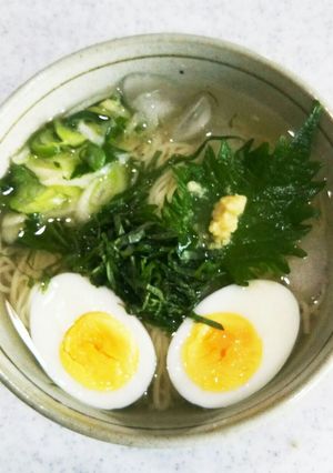 白だしでさっぱりと冷麦-レシピのメイン写真