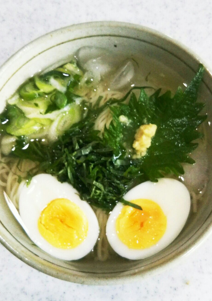 白だしでさっぱりと冷麦-レシピのメイン写真