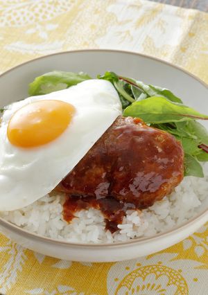 ロコモコ丼-レシピのメイン写真