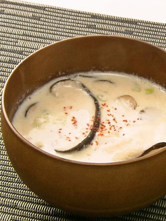 椎茸の豆乳スープ-レシピのメイン写真