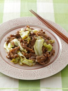 キャベツと牛肉の甘辛オイスター炒め-レシピのメイン写真