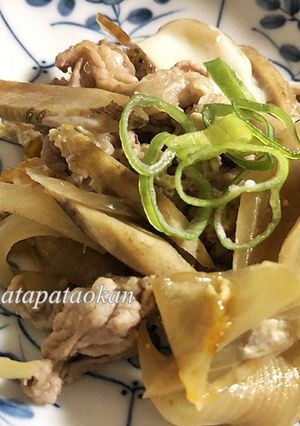 豚肉とゴボウの柳川風-レシピのメイン写真