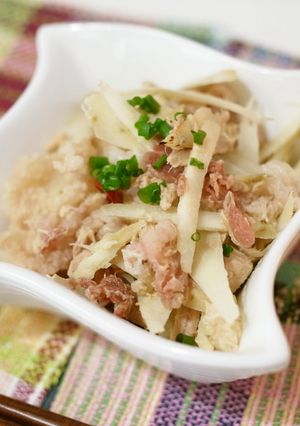 ごぼうとツナと鯨スジポンのマヨ炒め-レシピのメイン写真