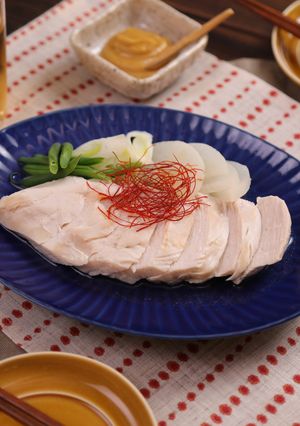 鶏むね肉と大根のだし煮柚子味噌だれ-レシピのメイン写真