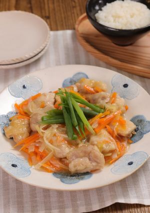 ジューシー唐揚げ♪野菜あんかけ南蛮風-レシピのメイン写真