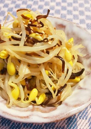 *塩昆布入り!豆もやしのナムル*-レシピのメイン写真