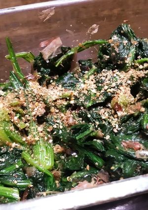 ほうれん草のおひたし ごま油風味-レシピのメイン写真