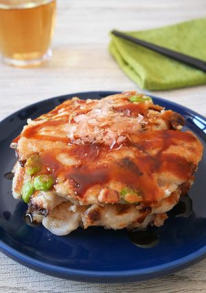 おから&餅入りで大満足！お好み焼き風-レシピのメイン写真