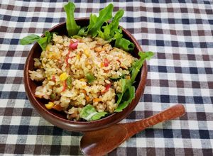 簡単！子ども喜ぶ！ツナコーン缶チャーハン-レシピのメイン写真