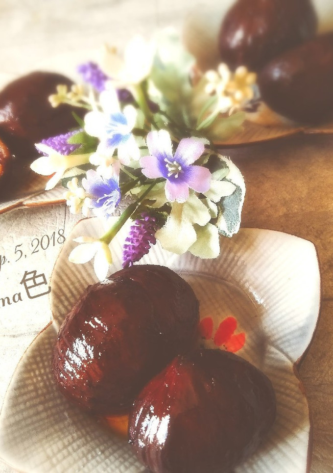 栗の渋皮煮…決めては大きさと黒砂糖-レシピのメイン写真
