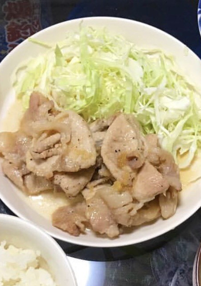 鉄板しょうが焼き-レシピのメイン写真