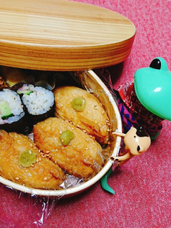 ツ~ンと美味しい『お稲荷さんの山葵のせ』-レシピのメイン写真