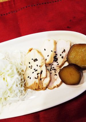 簡単！時短！鶏胸肉の柔らかレンジ煮☆-レシピのメイン写真