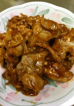 お弁当にも!豚コマの簡単焼き-レシピのメイン写真