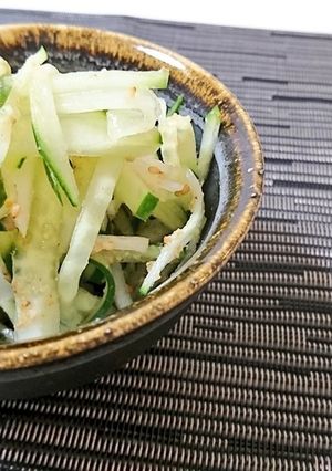 大根と胡瓜の白だしサラダ-レシピのメイン写真