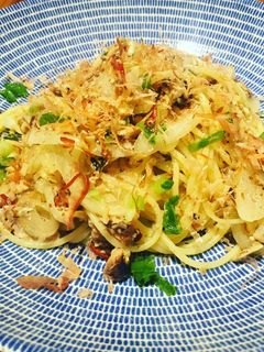 簡単オイルサーディンと玉ねぎの和風パスタ-レシピのメイン写真