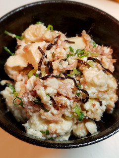 3分で完成♪塩昆布とツナの和え豆腐-レシピのメイン写真