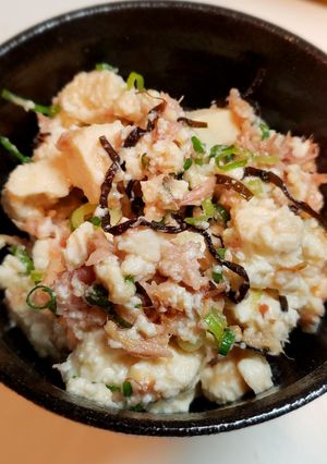 3分で完成♪塩昆布とツナの和え豆腐-レシピのメイン写真