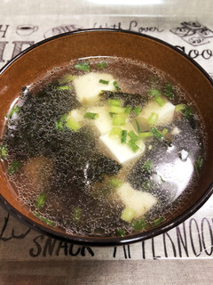 豆腐とのりのスープ-レシピのメイン写真