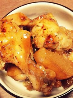 てりてり手羽元と大根煮-レシピのメイン写真