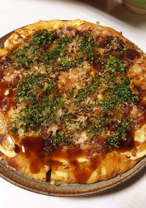 おからパウダー入り♡豚バラお好み焼き♡-レシピのメイン写真