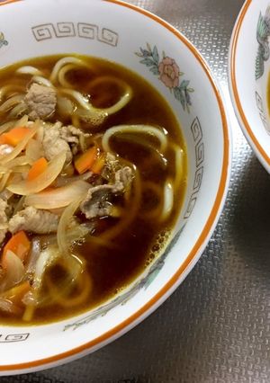 めんつゆとルーで！うちのカレーうどん-レシピのメイン写真