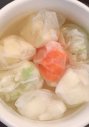 【離乳食初期〜】野菜スープ＋野菜ペースト-レシピのメイン写真