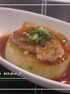 大根ステーキ 塩豚のっけ-レシピのメイン写真