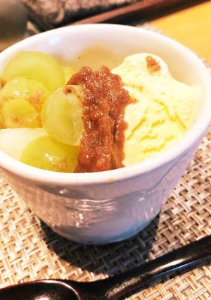 ☆アイスクリームにゴマだれ-レシピのメイン写真