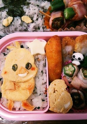 今日のキャラ弁9/6(ひよこちゃん他)-レシピのメイン写真