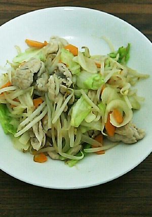 実家の野菜炒め-レシピのメイン写真