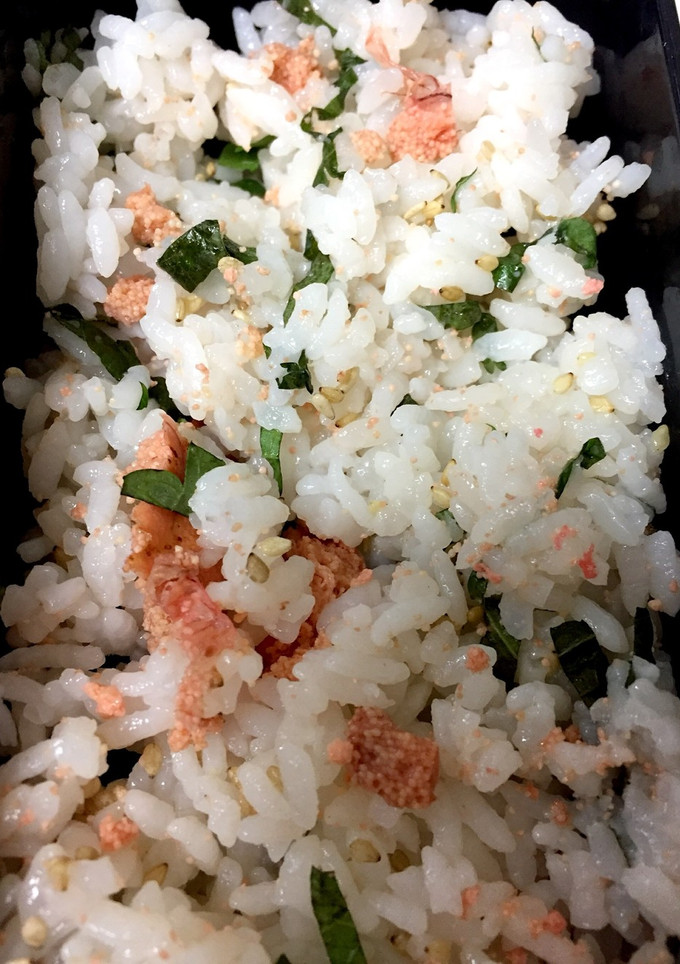 焼たらこと青じその混ぜごはん-レシピのメイン写真