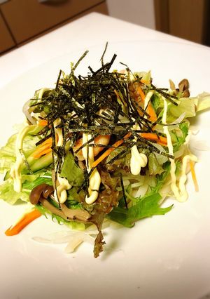 サラダうどん-レシピのメイン写真
