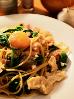 ほうれん草とベーコンの和風パスタ-レシピのメイン写真