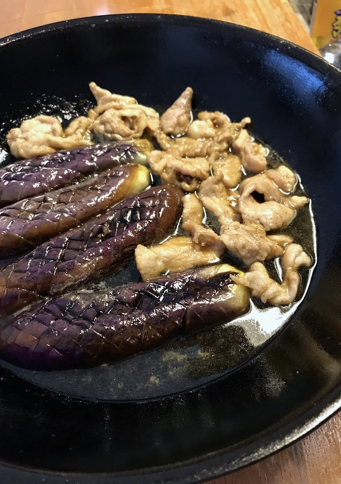 茄子と豚肉の煮浸し-レシピのメイン写真