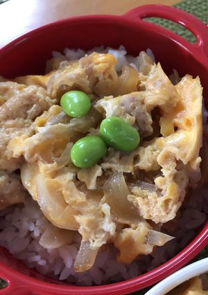 麺つゆで簡単10分、親子丼弁当♪-レシピのメイン写真