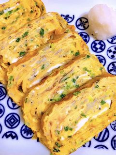 白だしだけで、具沢山なおかず卵焼き!-レシピのメイン写真