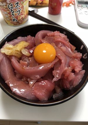 マグロ中落ち丼-レシピのメイン写真