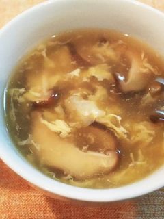 簡単★しいたけ入り中華スープ-レシピのメイン写真