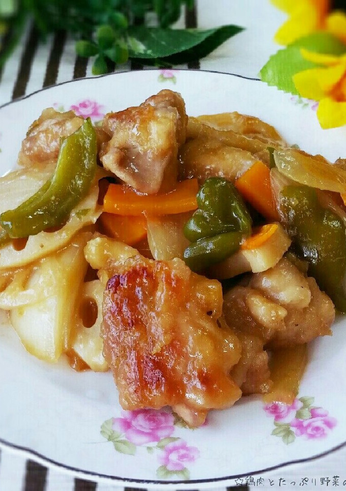 ♥鶏肉とたっぷり野菜の黒酢炒め♥-レシピのメイン写真