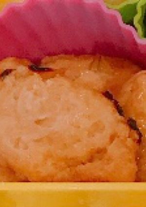 レンジで簡単、お弁当に、鶏つくね!-レシピのメイン写真
