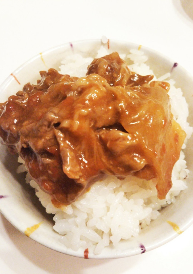 すき焼きの残りが簡単にハヤシライス！！-レシピのメイン写真