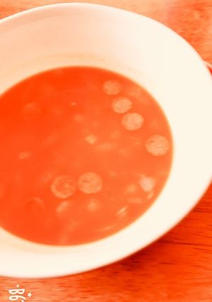 男の料理！野菜ジュースでミネストローネ-レシピのメイン写真