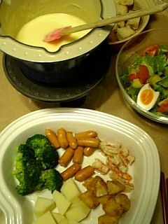 チーズフォンデュ-レシピのメイン写真