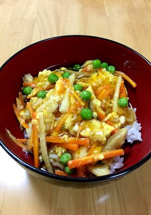 大人の給食☆天津飯（天津丼）-レシピのメイン写真