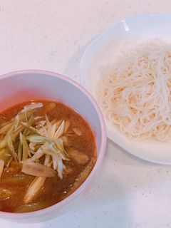 サッパリ旨い!茄子と茗荷の、冷汁そうめん-レシピのメイン写真