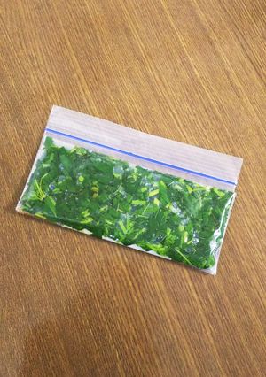 モロヘイヤの麺つゆ漬け♪-レシピのメイン写真